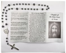Chaplet of the Holy Face - Leaflet & Beads