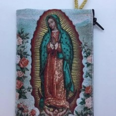 Small Rosary Pouch - Our Lady of Guadalupe (3″ x 4″)
