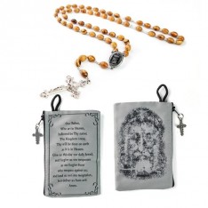 Shroud of Turin Rosary and Pouch