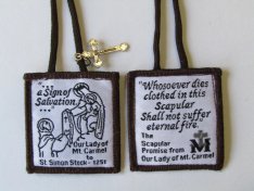 The Salvation Scapular - Brown Cord