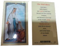 Hail Mary Prayer Card - 25 Pack - Laminated