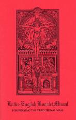 Latin-English Booklet Missal (1962) Red