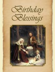 Birthday Blessings - Greeting Card - 12 pack