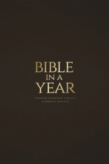 Mahogany Bonded Leather - Bible in a Year (ESV-CE)
