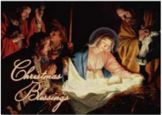 Christmas Blessings Cards (25 Pack)