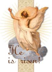 He is Risen! Easter Card (Pack of 12 Cards)