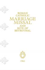 1962 Roman Catholic Marriage Missal and Rite of Betrothal Booklet