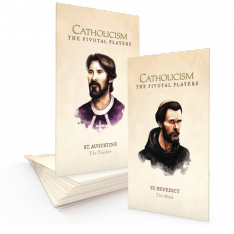 Pivotal Players: St. Augustine & St. Benedict - Prayer Card Packet