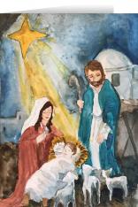 Holy Family Children's Rosary Christmas Cards (Box of 25)