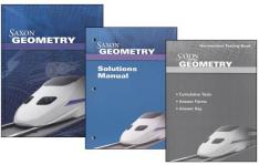 Saxon Geometry Homeschool Kit with Solution Manual