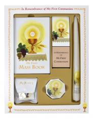 First Mass Book (My First Eucharist) Deluxe Set (White)