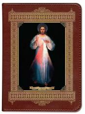 Catholic Bible with Divine Mercy Vilnius Original Cover - Burgundy RSVCE (Compact, Zipper, Leather)