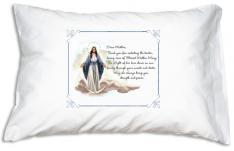 Our Lady of Grace, Dear Mother Prayer Pillowcase - Organic Cotton