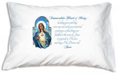 Immaculate Heart of Mary Prayer Pillowcase - Organic Cotton