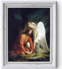 Gethsemane - White Frame - Framed Canvas - 8" x 10"
