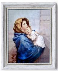 Madonna of the Streets painting by Robert Ferruzzi (1897) - 8" x 10" - The Madonnina