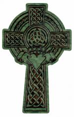 Celtic Claddagh Cross - Wall Cross