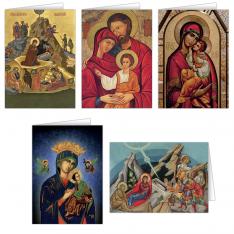 Icon Christmas Cards Set (25 Cards)