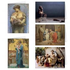 Madonna and Child Christmas Cards Set (25 Cards)