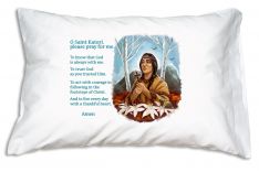 St. Kateri Tekakwitha Prayer Pillowcase - Organic Cotton