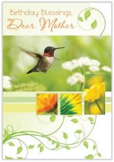 Birthday Blessings for Mother - Birthday Card