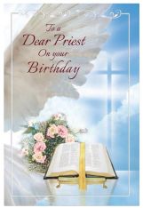 Dear Priest Birthday Card