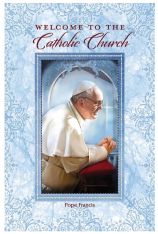 Welcome to the Catholic Church - RCIA Card w/ Removable Prayer Card - Pack of 6 or 12