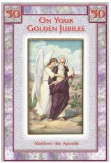 On Your Golden Jubilee Card w/ Removable Prayer Card - Pack of 6 or 12