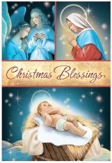 Christmas Blessings Card - 12 pack