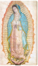 Our Lady of Guadalupe 10" x 18" Canvas Print, Gallery Wrap