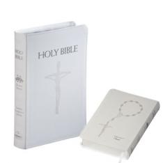 Catholic Companion Edition Librosario Classic NABRE (white) Bible