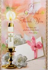 A Grateful Thank You Catholic Card (Pack of 12)