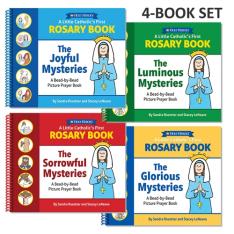 A Little Catholic's First Rosary Book: Bead-by-Bead Picture Prayer Book (4-BOOK SET)