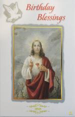 Birthday Blessings Catholic Greeting Cards (12 Pack)