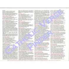 Catholic Bible Verse Finder (Catholic Scripture Cheat Sheet)