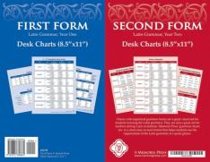 First Form & Second Form Latin Desk Charts