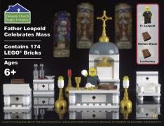 Father Leopold Celebrates Mass - Custom LEGO Kit