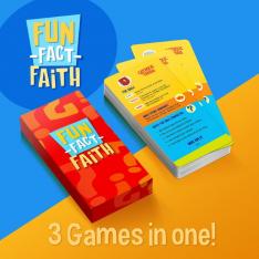 Fun-Fact-Faith Card Games