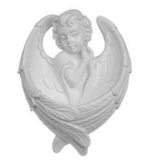 3" Guardian Angel Holy Water Font