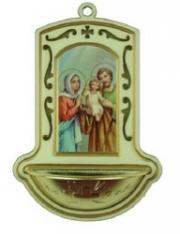 5" Holy Family Holy Water Font