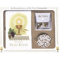 First Mass Book Boxed Set (First Communion Gift) White