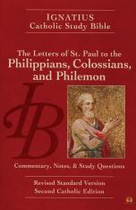 Ignatius Catholic Study Bible: Philippians, Colossians and Philemon