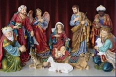 Resin Nativity Set (11 pc. 24 in.)