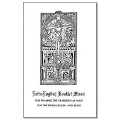 Marriage Mass Booklet (Latin-English Nuptial Booklet Missal)