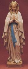10" Mary of Lourdes Resin Statue