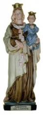 12" Our Lady of Mount Carmel Statue
