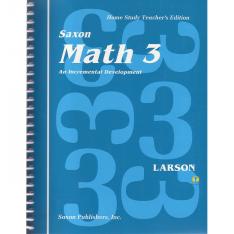 Saxon Math 3 Teacher's Manual