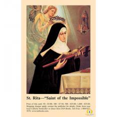 Prayer to St. Rita Prayercard (Pack of 100)
