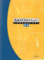 Saxon Math 54 Homeschool Student Text 3rd edition