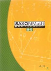 Saxon Math 65 Homeschool Edition Text (3rd Edition)
